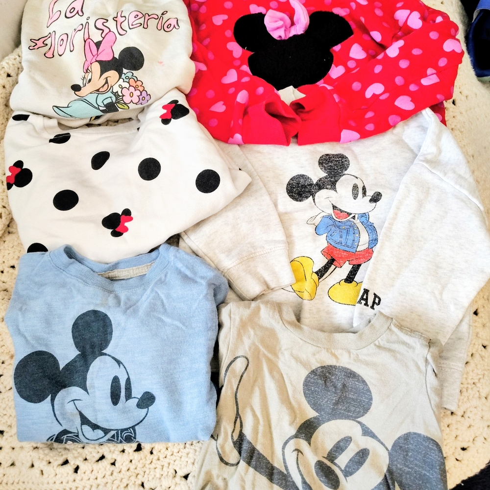 Disney Mickey and Minnie Mouse Colorful T-Shirt Collection